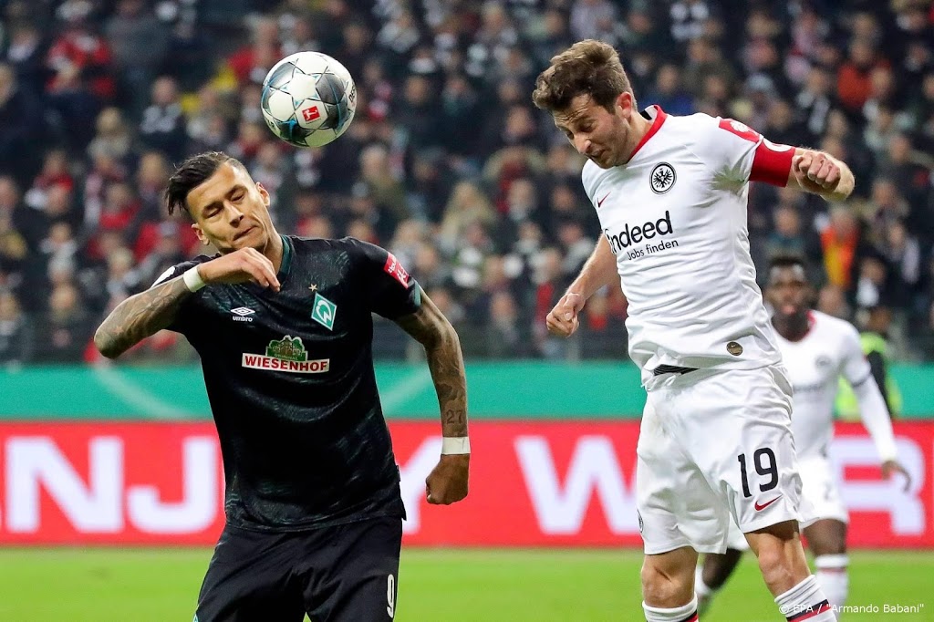 Eintracht Frankfurt schakelt Werder Bremen uit in beker