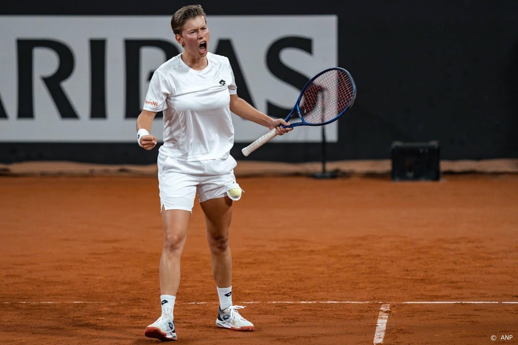 Tennisster Schuurs naar dubbelfinale in Doha