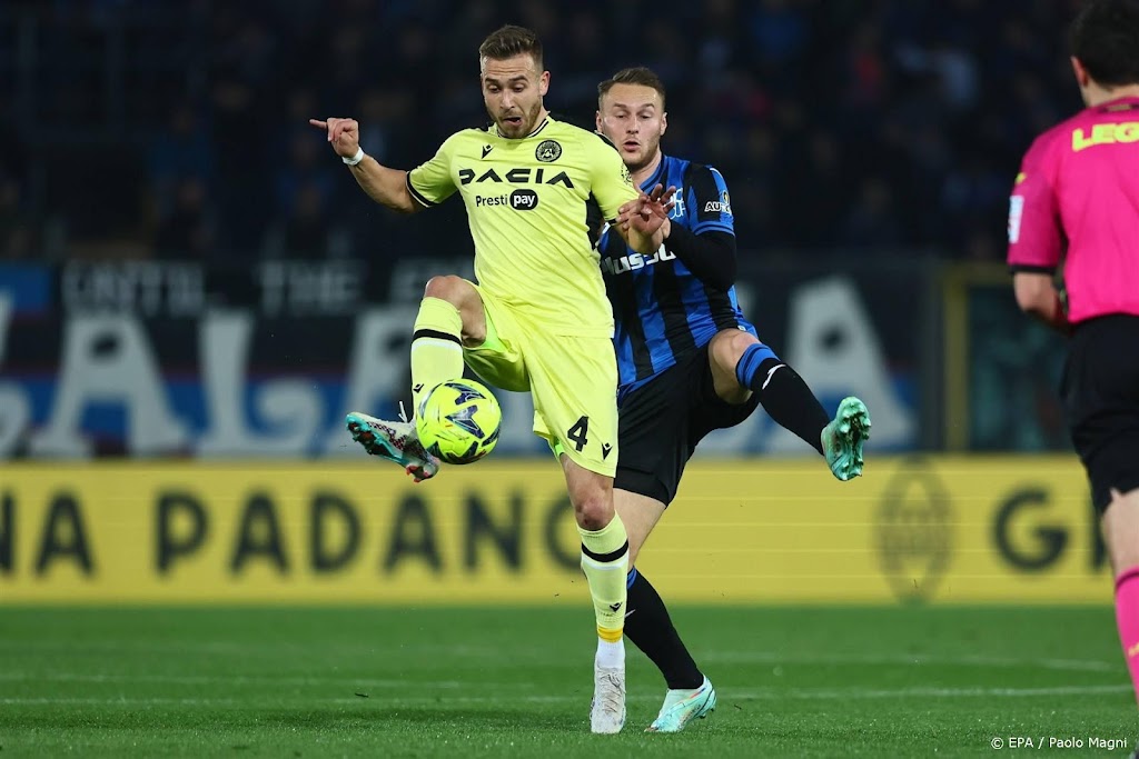 Atalanta speelt gelijk en ziet Koopmeiners uitvallen