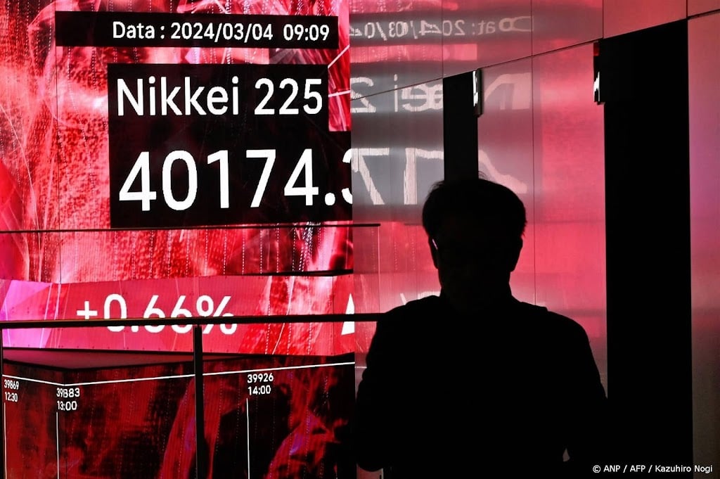 Japanse beursindex Nikkei voor het eerst boven 40.000 punten