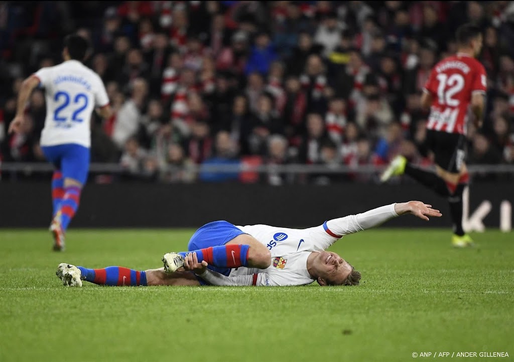 FC Barcelona: Frenkie de Jong heeft verstuikte enkel