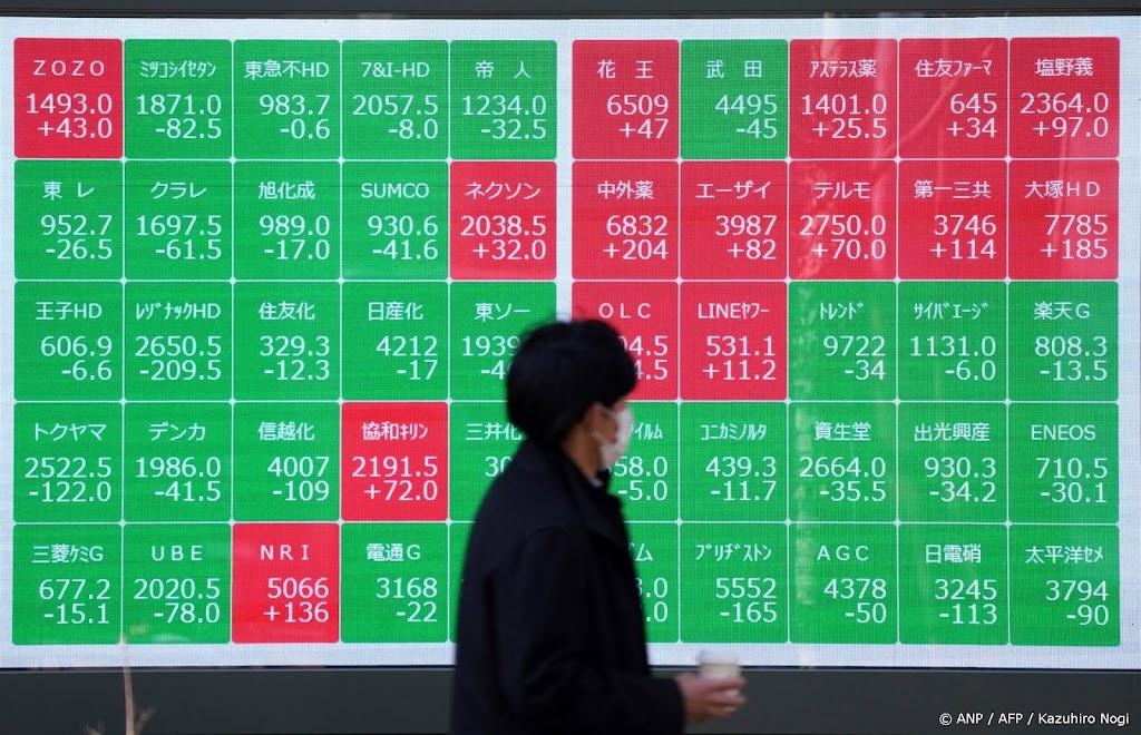Aziatische beurzen verder omlaag na verkoopgolf op Wall Street