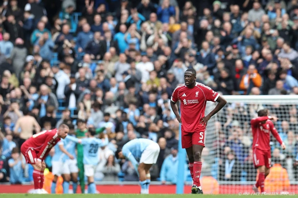 Liverpool verliest ruim bij Manchester City in kwartfinale FA Cup