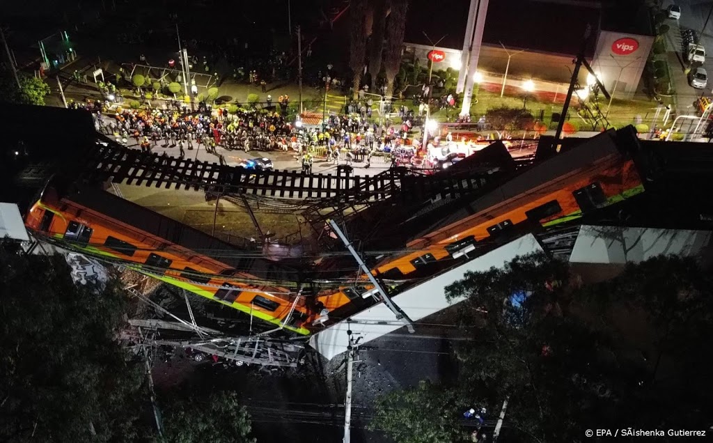 Groot onderzoek naar metro-ongeval in Mexico-Stad