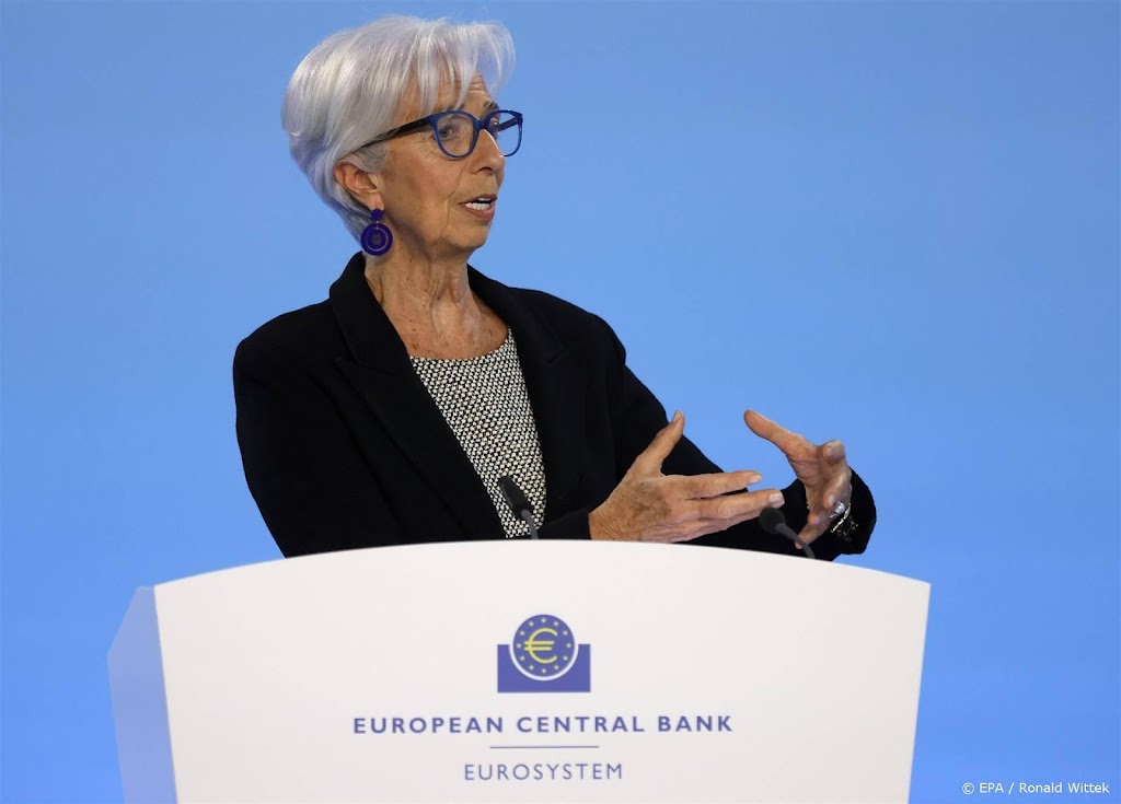 ECB-baas Lagarde: zijn nog niet klaar met verhogen rente