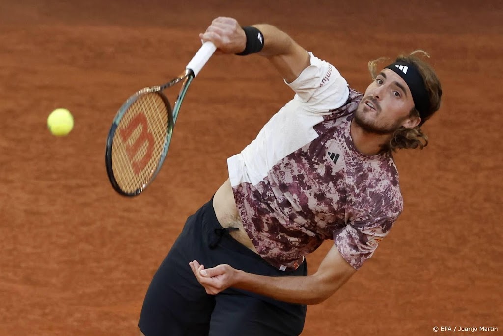 Tennisser Tsitsipas onderuit tegen Struff in kwartfinales Madrid