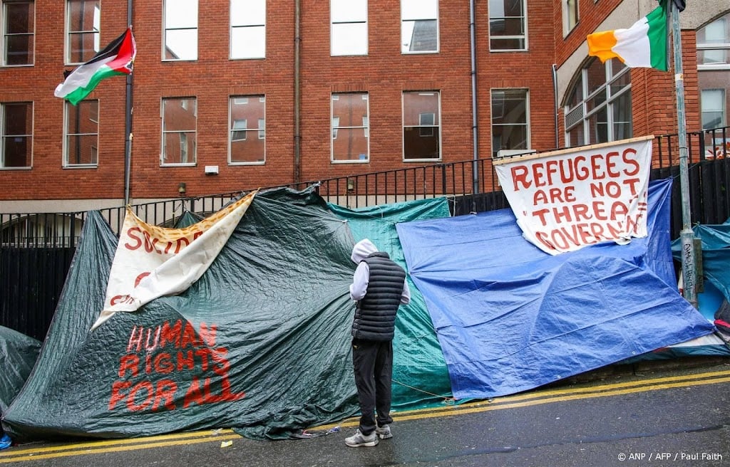 Nu ook pro-Palestijns protestkamp bij universiteit Dublin 