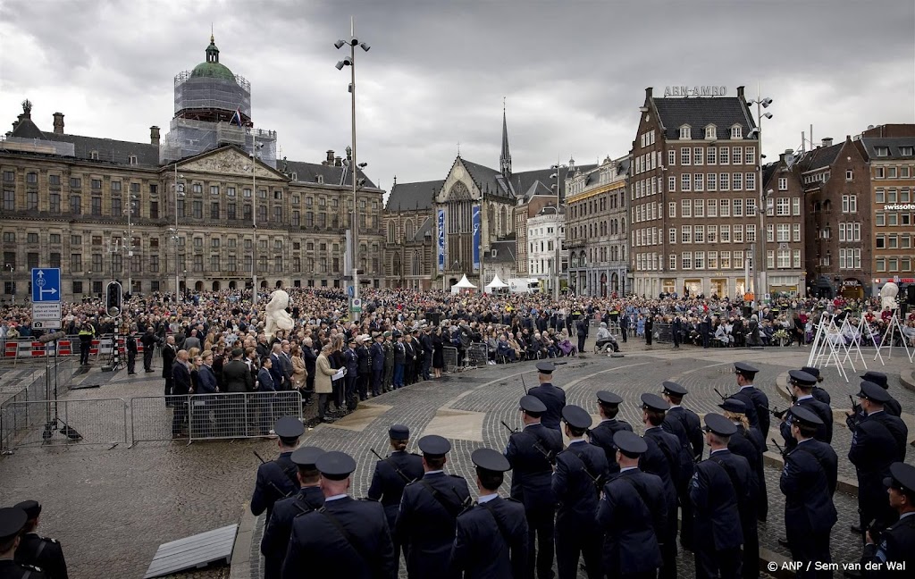 Nationale Herdenking op Dam verloopt rustig