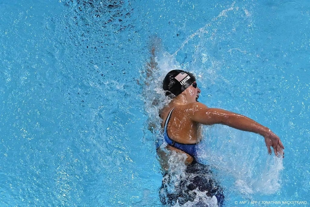 Opnieuw wereldrecord voor zwemlegende Ledecky