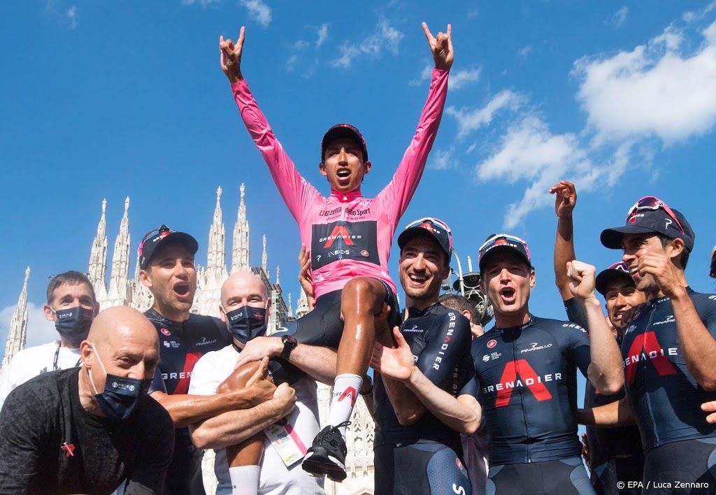 Giro-winnaar Bernal test positief op virus