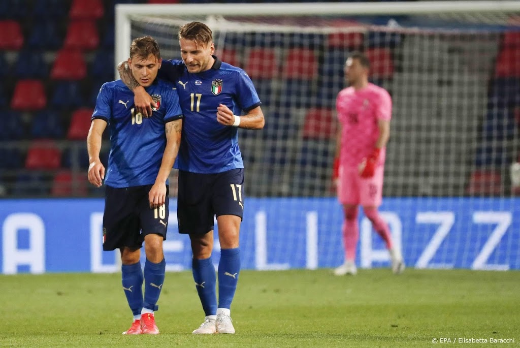 Italië in oefenwedstrijd ruim langs Tsjechië