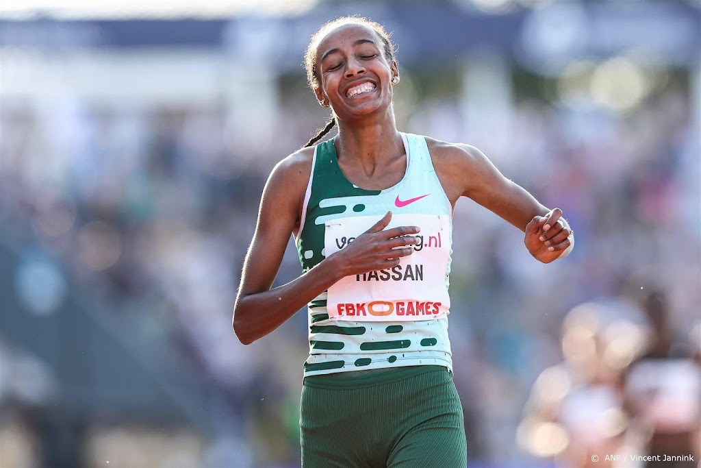 Hassan zegeviert dag na 10.000 meter ook op 1500 meter in Hengelo