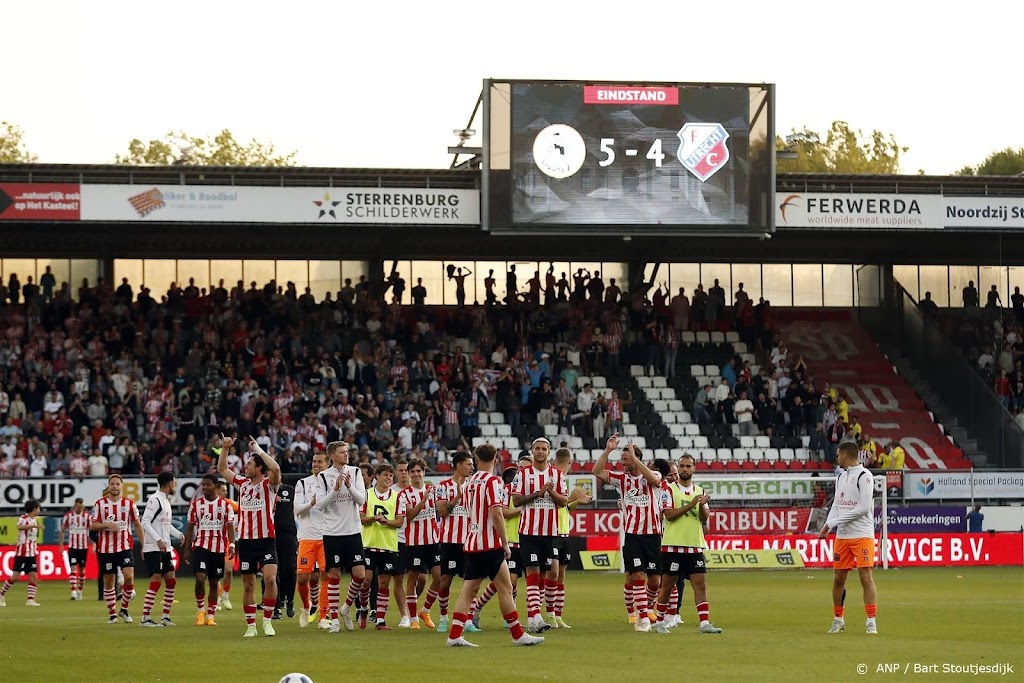 Sparta naar finale play-offs na penaltyserie tegen FC Utrecht  