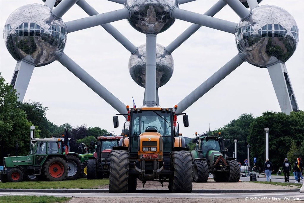 Boeren bereiken Brussel voor demonstratie tegen EU-beleid