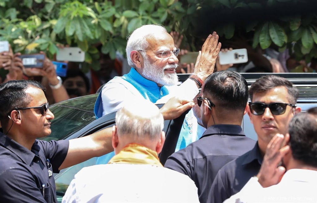 Premier Modi herkozen in eigen kiesdistrict Varanasi