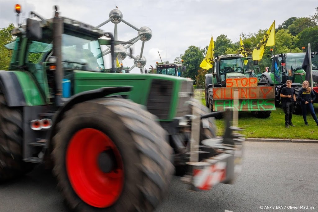 Nederlandse boeren keren huiswaarts na protest in Brussel