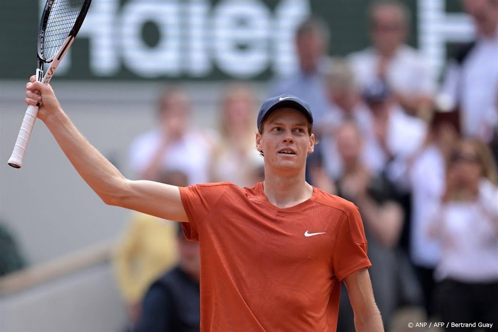 Italiaan Sinner na Roland Garros nieuwe nummer 1 van de wereld