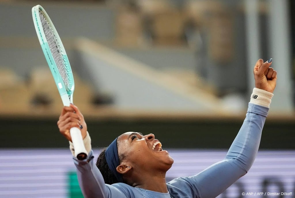 Tennisster Gauff opnieuw halvefinaliste op Roland Garros