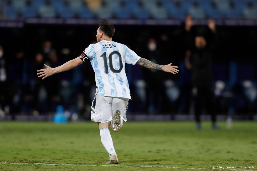 Messi leidt Argentinië naar halve finale tegen Colombia
