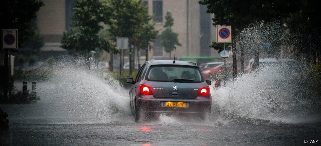 Lokaal veel wateroverlast door wolkbreuken
