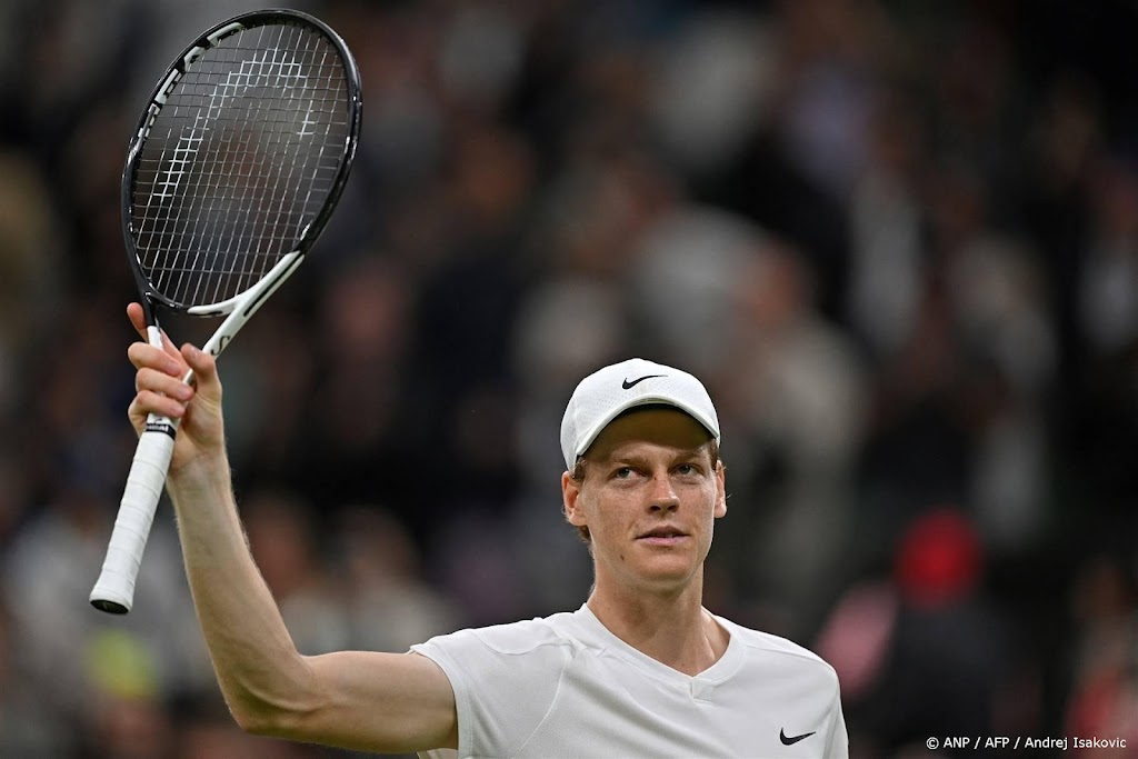 Sinner op Wimbledon met moeite langs landgenoot Berrettini