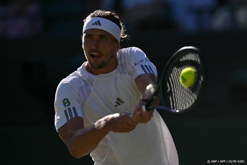 Tennisser Zverev in drie sets naar vierde ronde Wimbledon