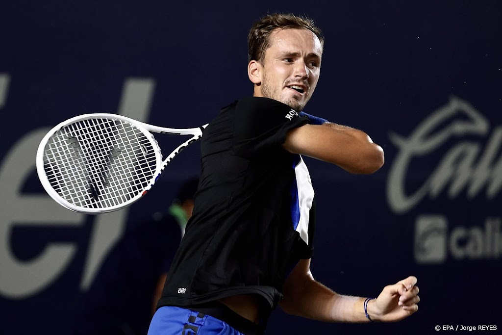 Medvedev maakt rentree met zege in tennistoernooi Mexico