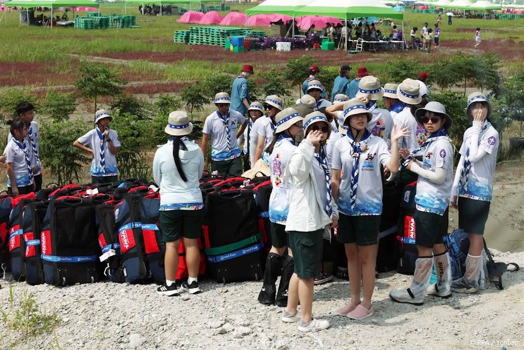 Zuid-Korea stuurt bussen met airconditioning naar Wereldjamboree