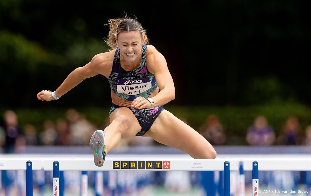 Atlete Visser in Bern vierde op de 100 meter horden