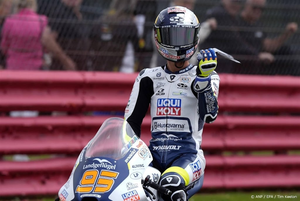 Veijer derde in Grote Prijs Groot-Brittannië in Moto3