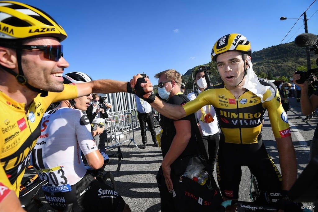Dumoulin roemt 'grote beer' Van Aert