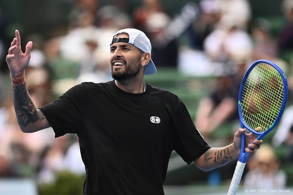 Tennisser Kyrgios accepteert maand schorsing na cocaïnegebruik