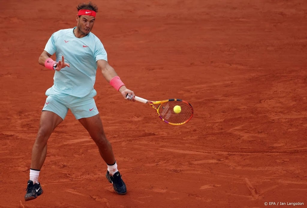 Nadal moeiteloos naar veertiende kwartfinale Roland Garros