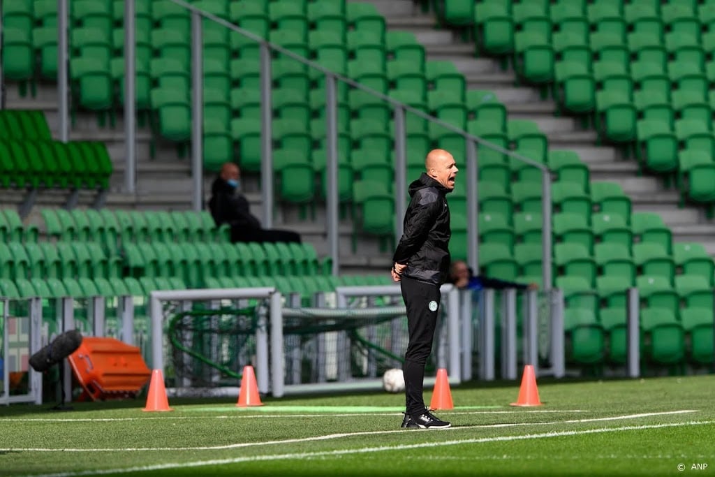 Groningen-trainer Buijs: knap dat we dit kunnen in leeg stadion