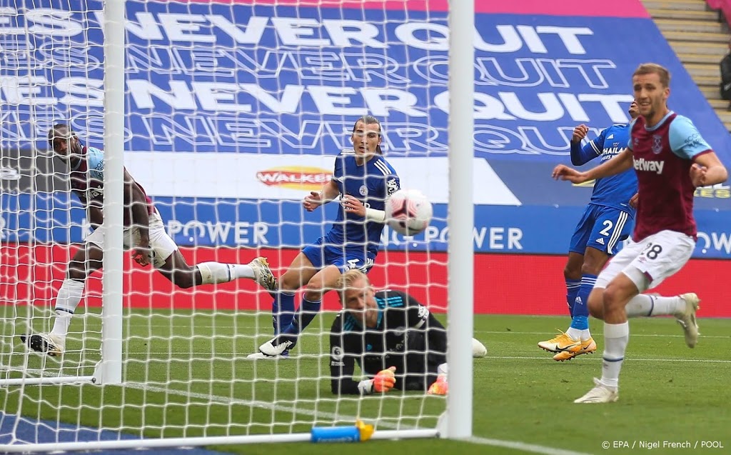 Leicester City kansloos onderuit tegen West Ham United