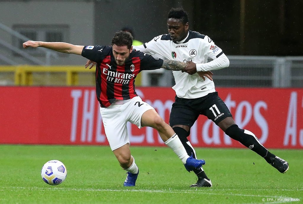 AC Milan blijft winnen: 3-0 tegen promovendus Spezia
