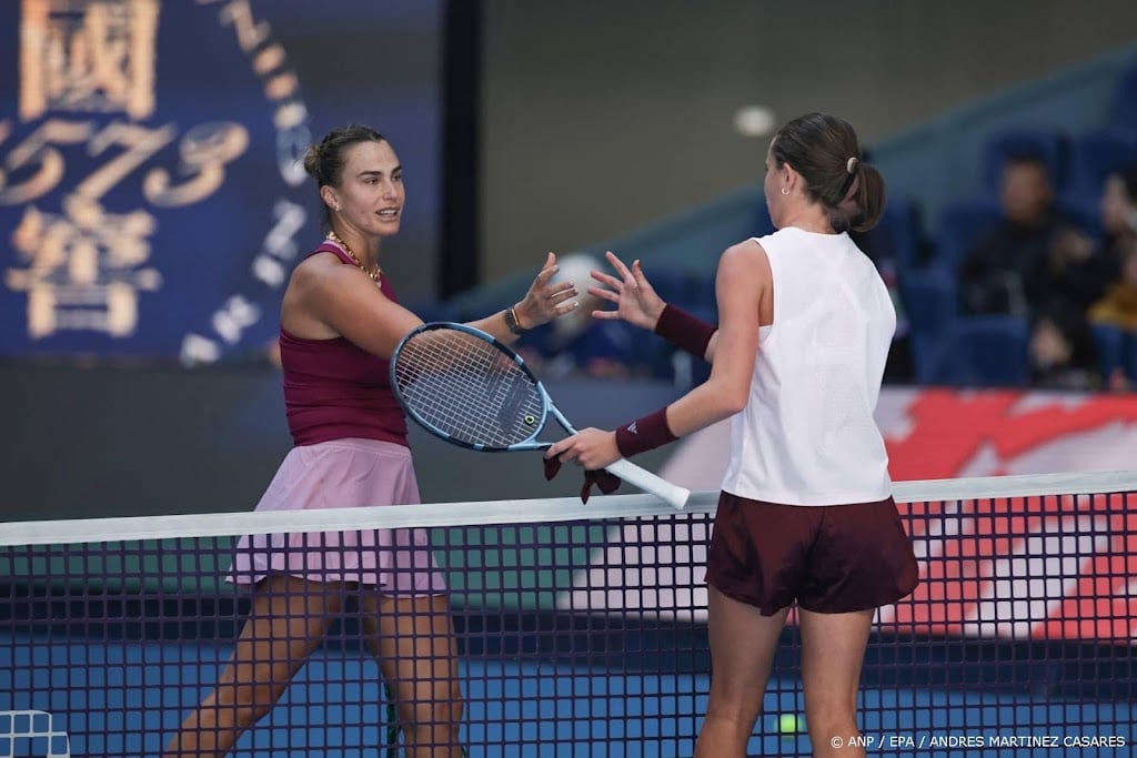 Ook Sabalenka vroeg uitgeschakeld in China Open tennis