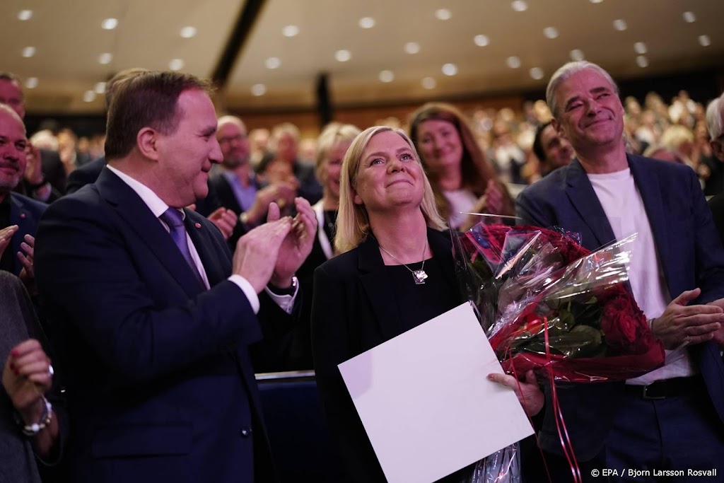 Sociaaldemocrate Andersson op weg naar premierschap Zweden