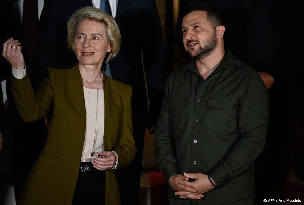 EU-topvrouw Von der Leyen bezoekt Kyiv