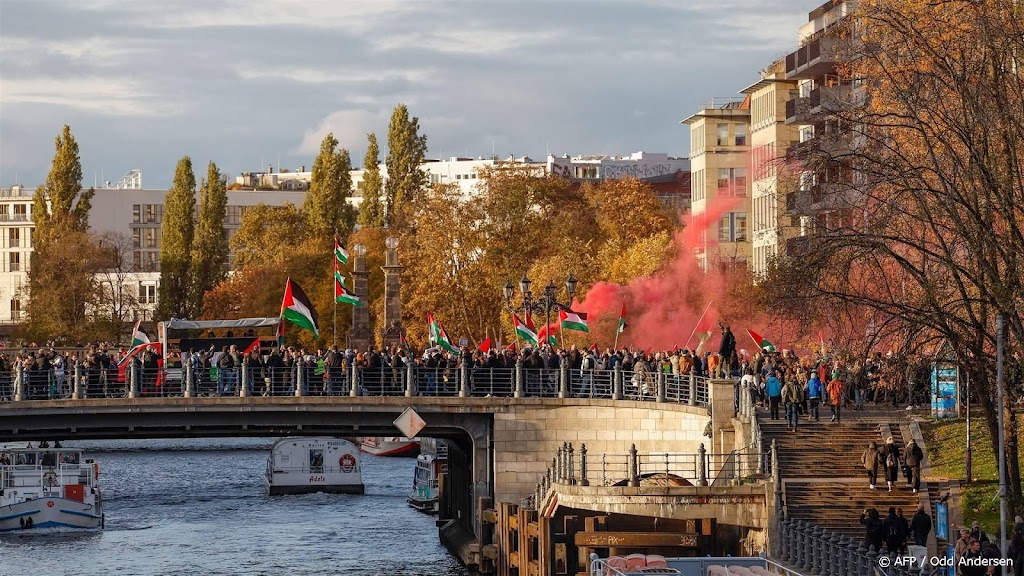Duizenden bijeen in Berlijn voor pro-Palestijnse demonstratie