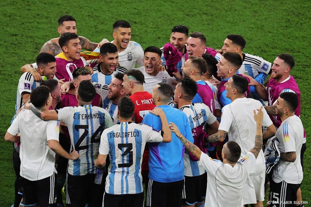 Argentijnen genieten na bereiken kwartfinale op WK van rustdag