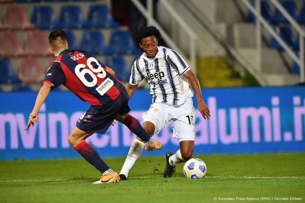 Ook Cuadrado valt weg bij Juventus na positieve test