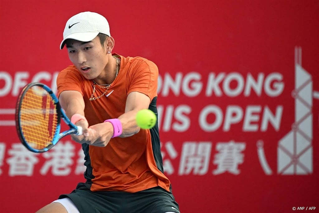 Tennistalent Shang bij laatste vier Hongkong na winst op Tiafoe