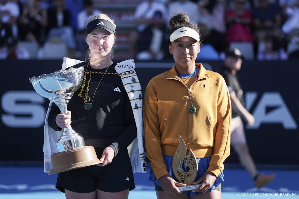 Opgave Osaka in finale tennistoernooi Auckland