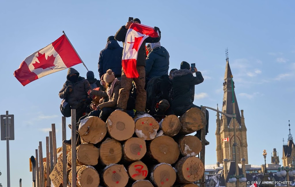 Protest tegen coronamaatregelen in Canada breidt zich uit