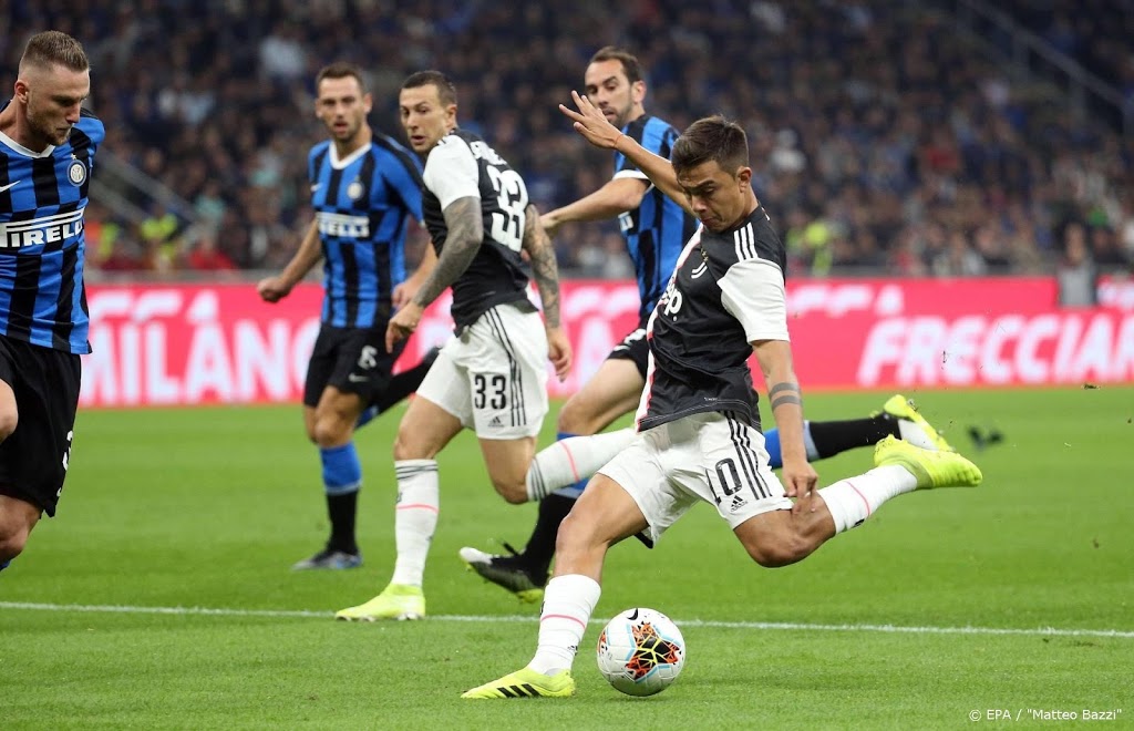 Juventus - Inter zondag al, in leeg stadion