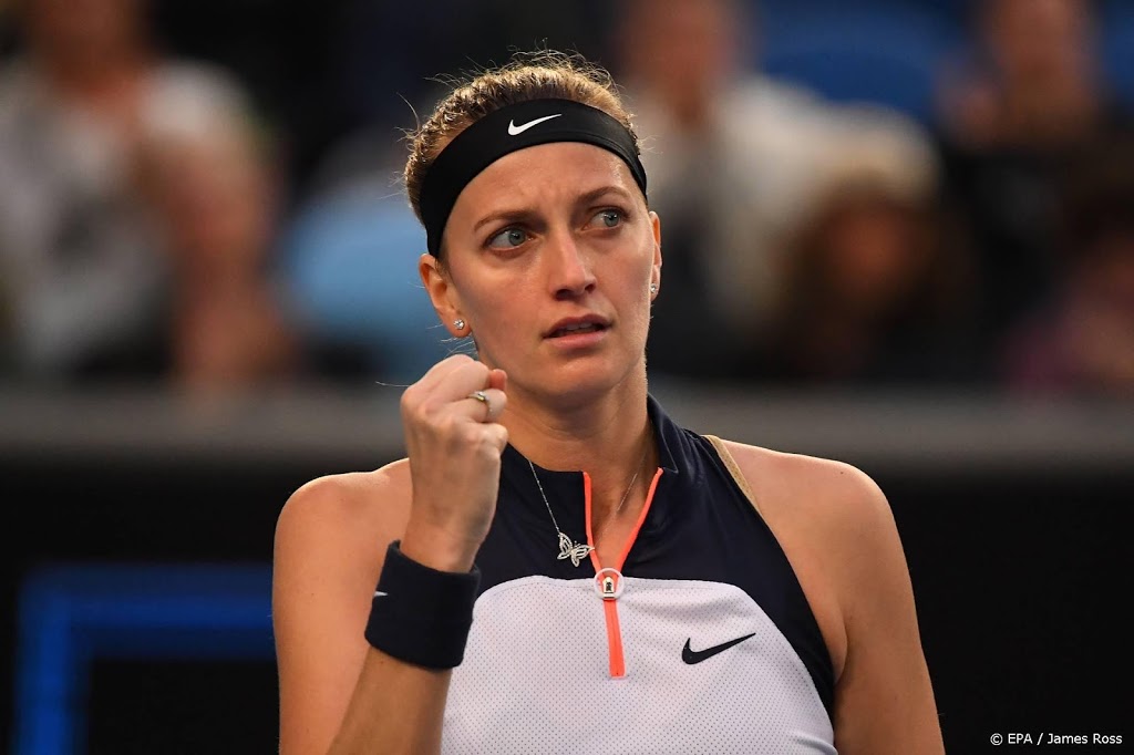 Tennisster Kvitova in finale in Doha tegen Muguruza