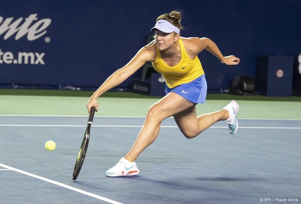 Oekraïense tennisster Svitolina klaar in emotioneel toernooi