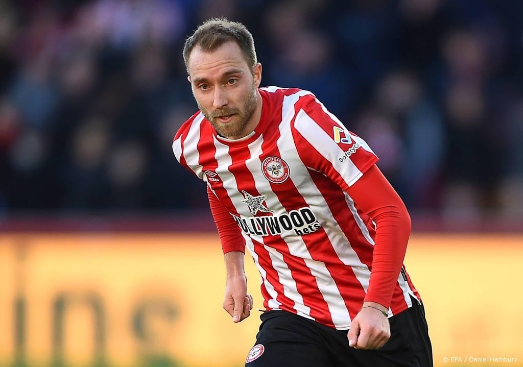 Eerste basisplaats voor voetballer Eriksen sinds hartstilstand