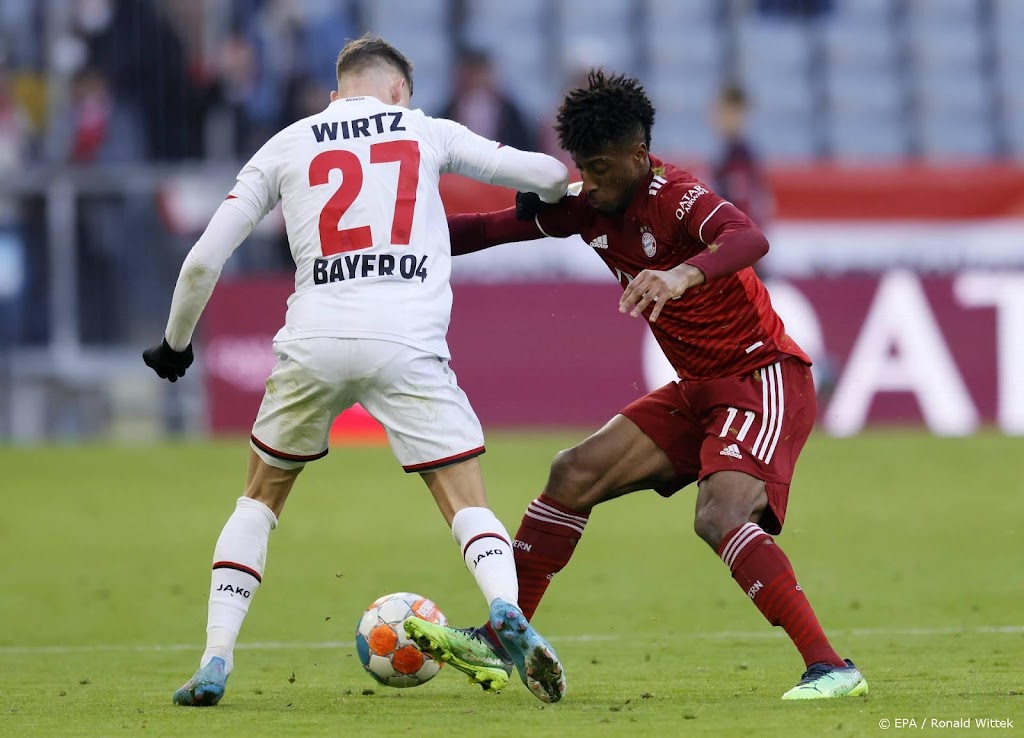 Bayern München speelt gelijk tegen Bayer Leverkusen 